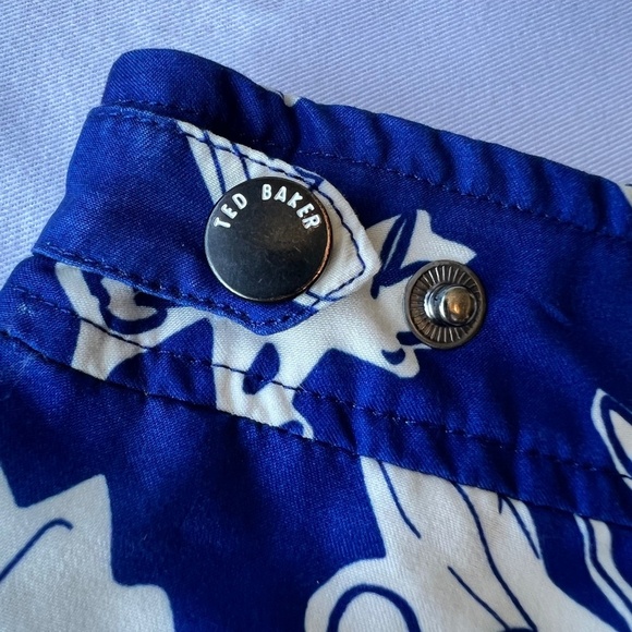 Ted Baker Haynee Floral Swim Trunks with adjustable waistband - Picture 10 of 14